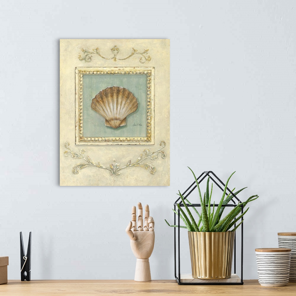 A bohemian room featuring Classic Scallop