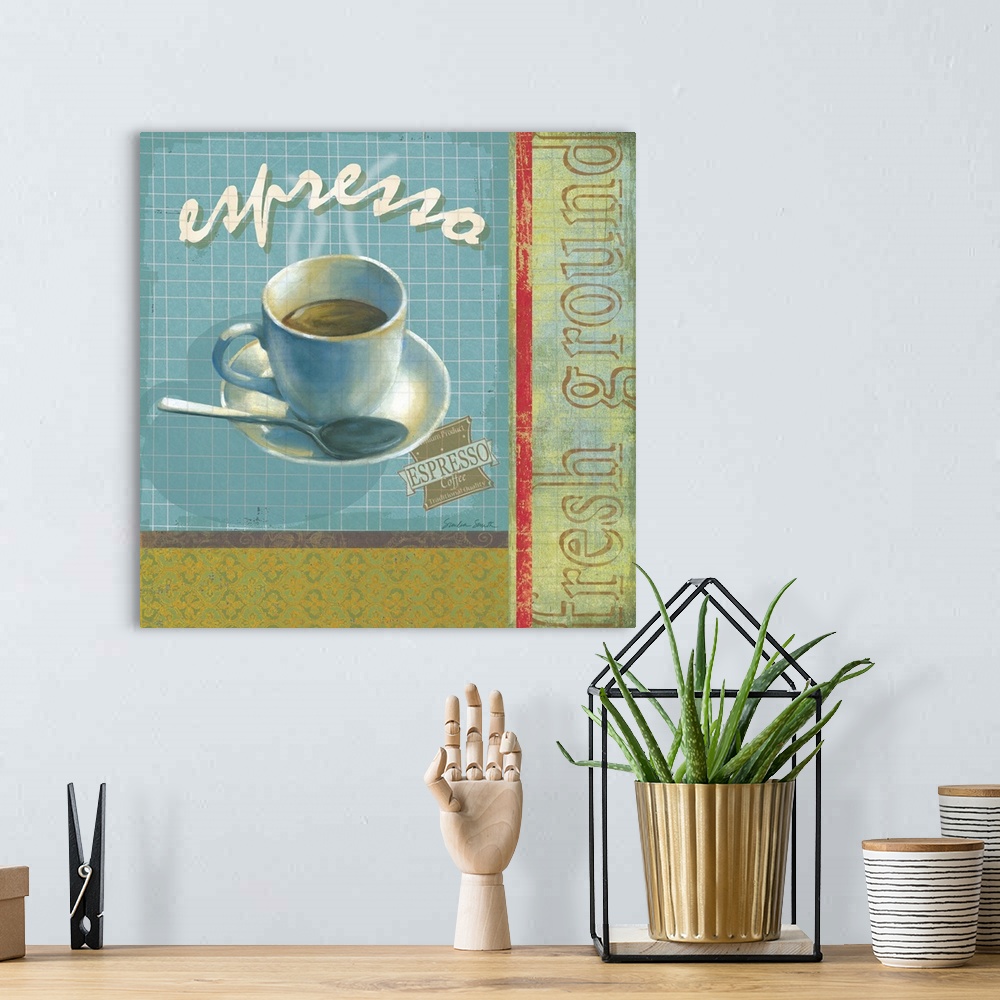 A bohemian room featuring Espresso Perk