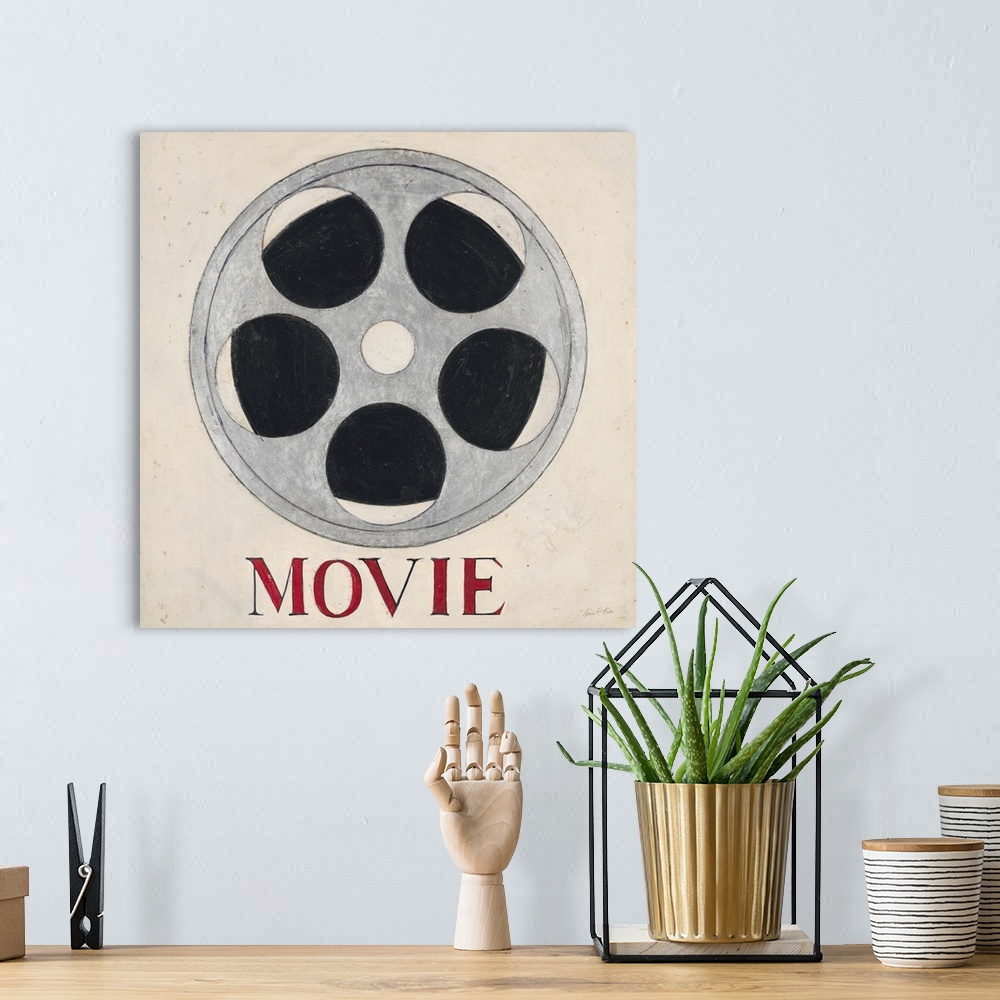 A bohemian room featuring Film Reel