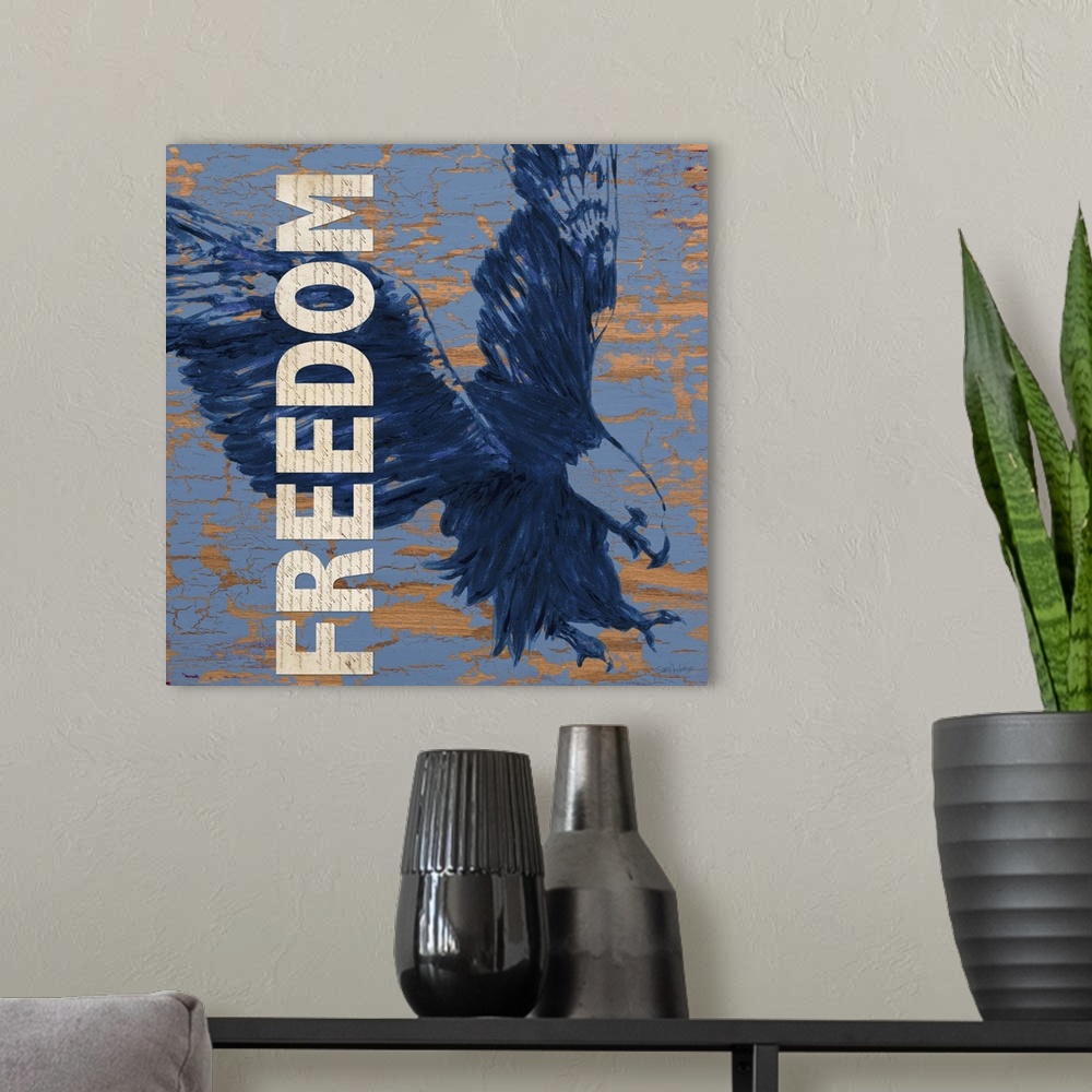 A modern room featuring Freedom Reigns compiled