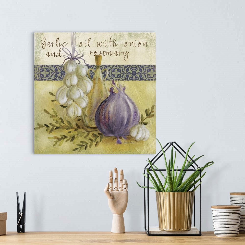 A bohemian room featuring Garlic and Onion