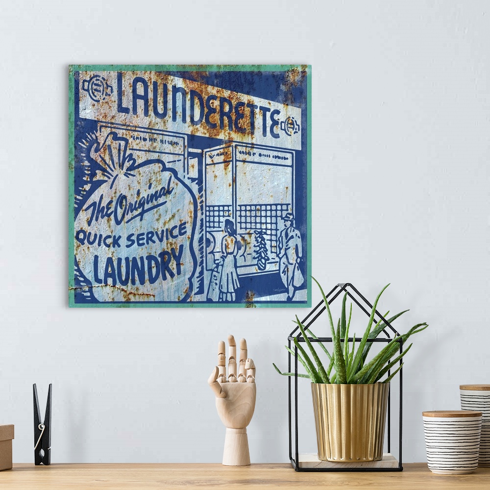 A bohemian room featuring Launderette