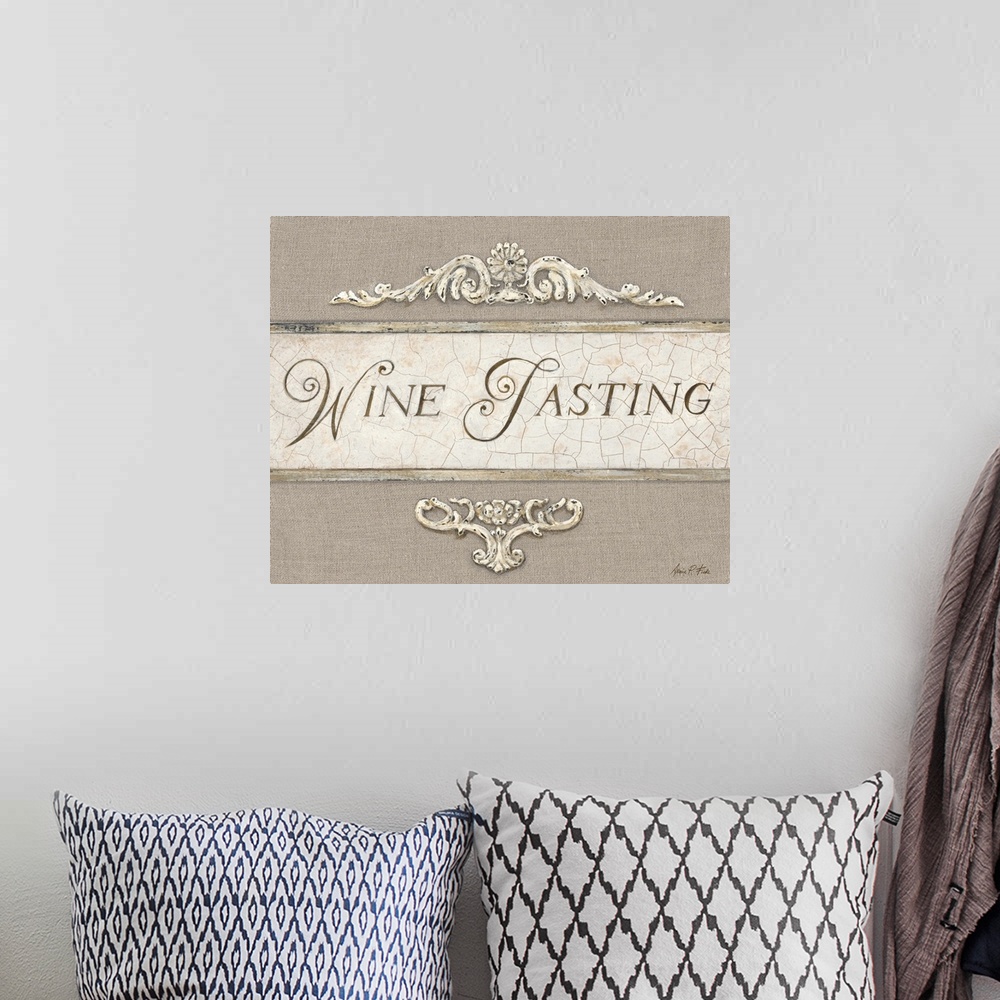 A bohemian room featuring Linen Wine Tasting