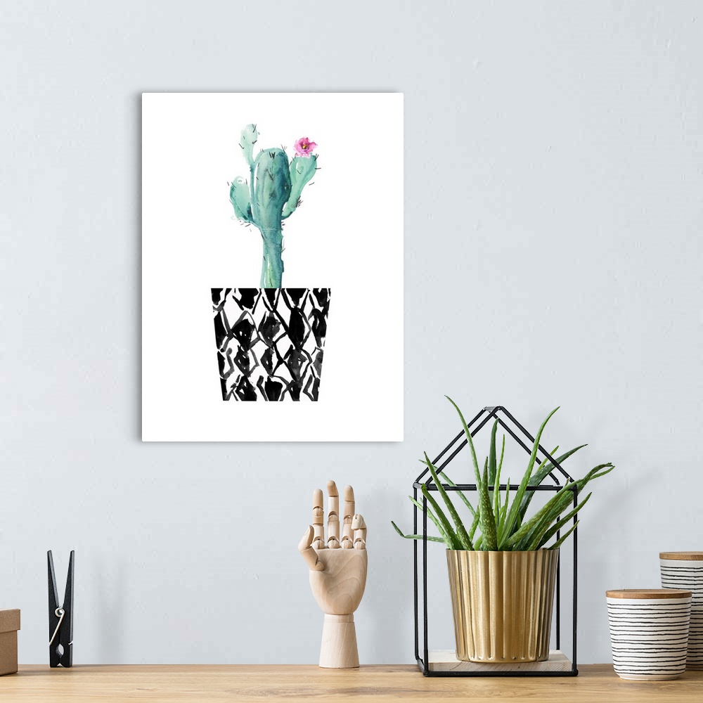 A bohemian room featuring Little Cactus