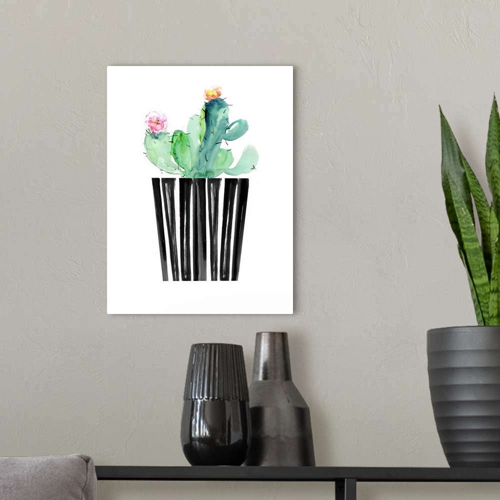 A modern room featuring Nice Cactus