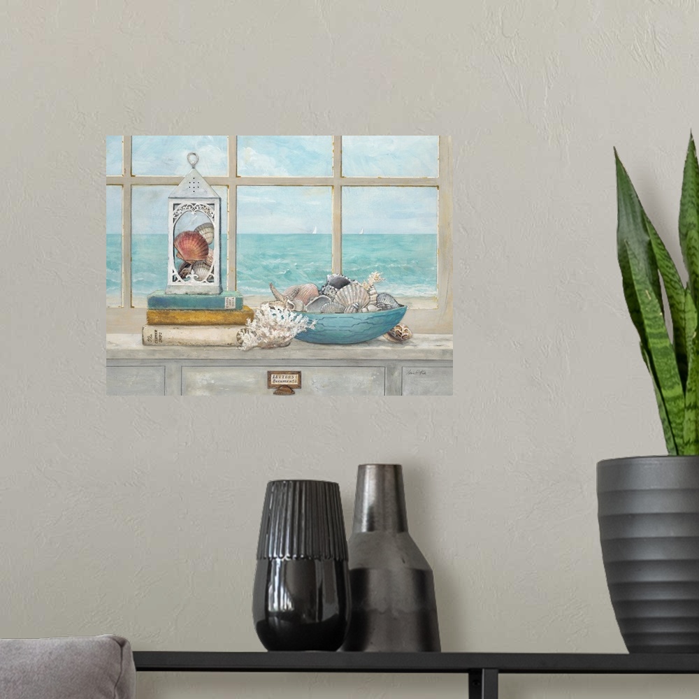 A modern room featuring Ocean Air View