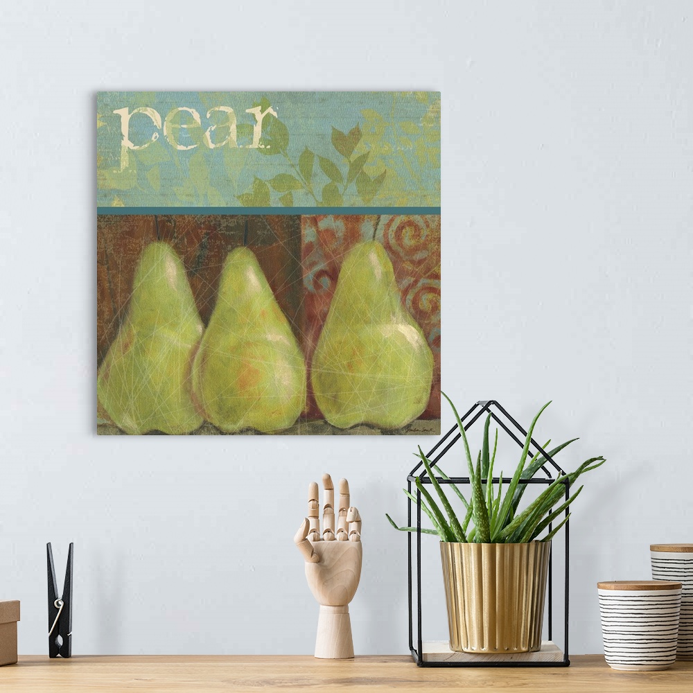 A bohemian room featuring Pear Stamp