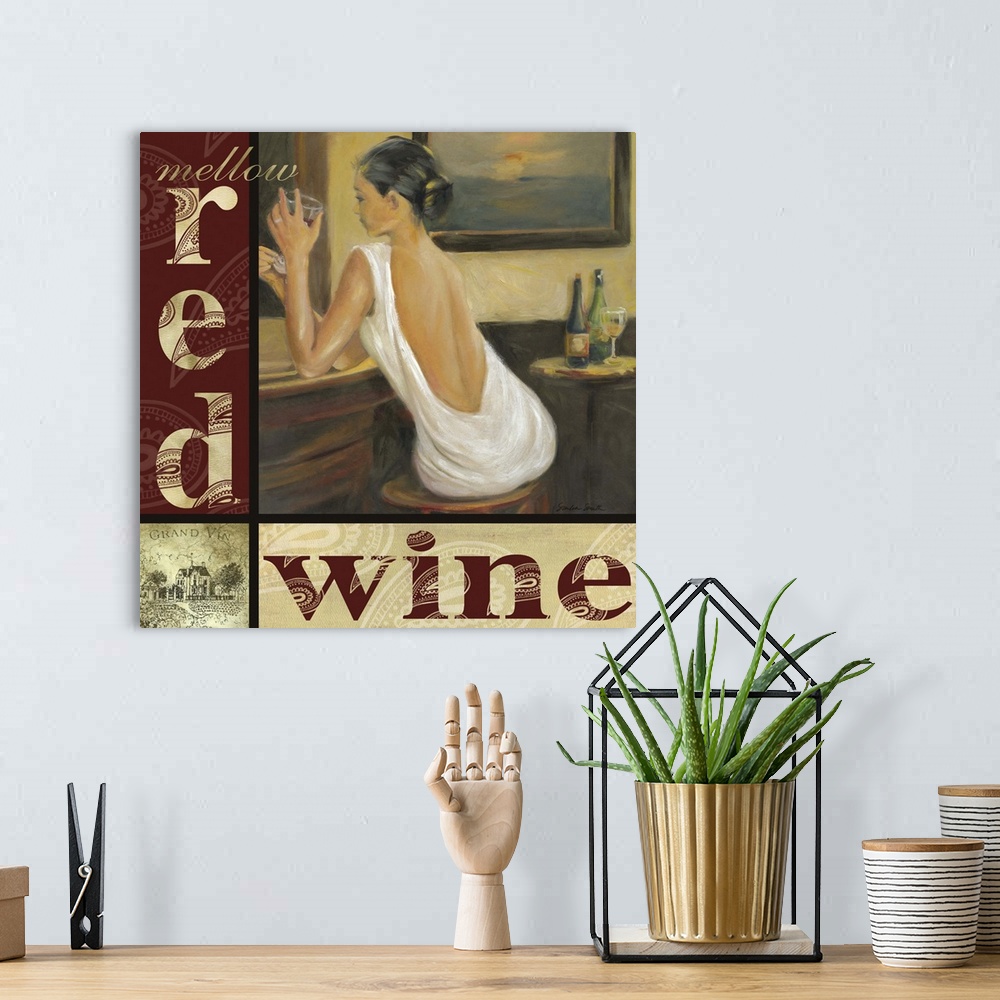 A bohemian room featuring Red Wine Moment