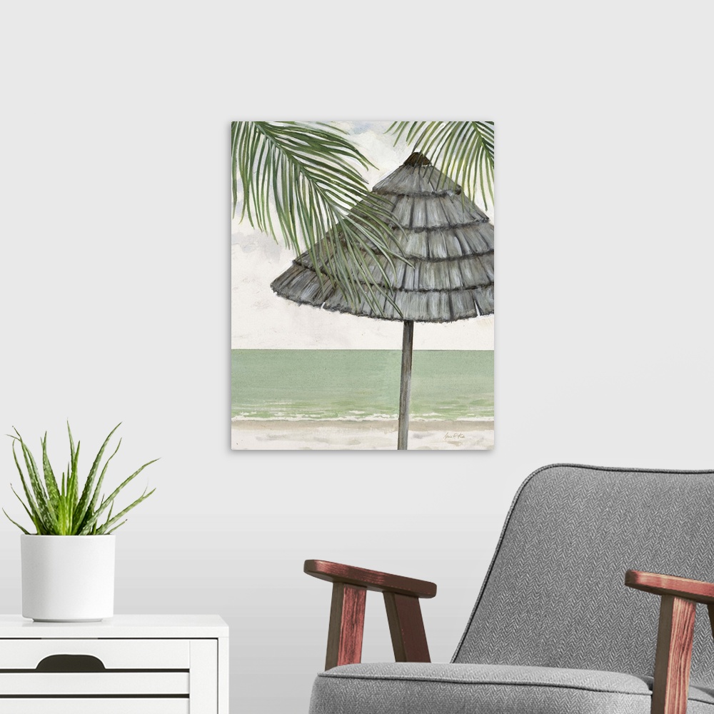 A modern room featuring Seaside Palapa
