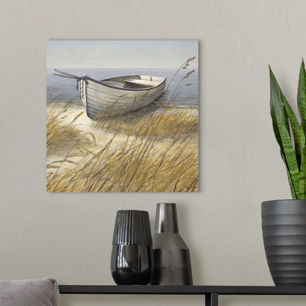 A modern room featuring Shoreline Boat