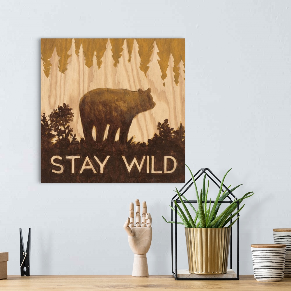 A bohemian room featuring Stay Wild
