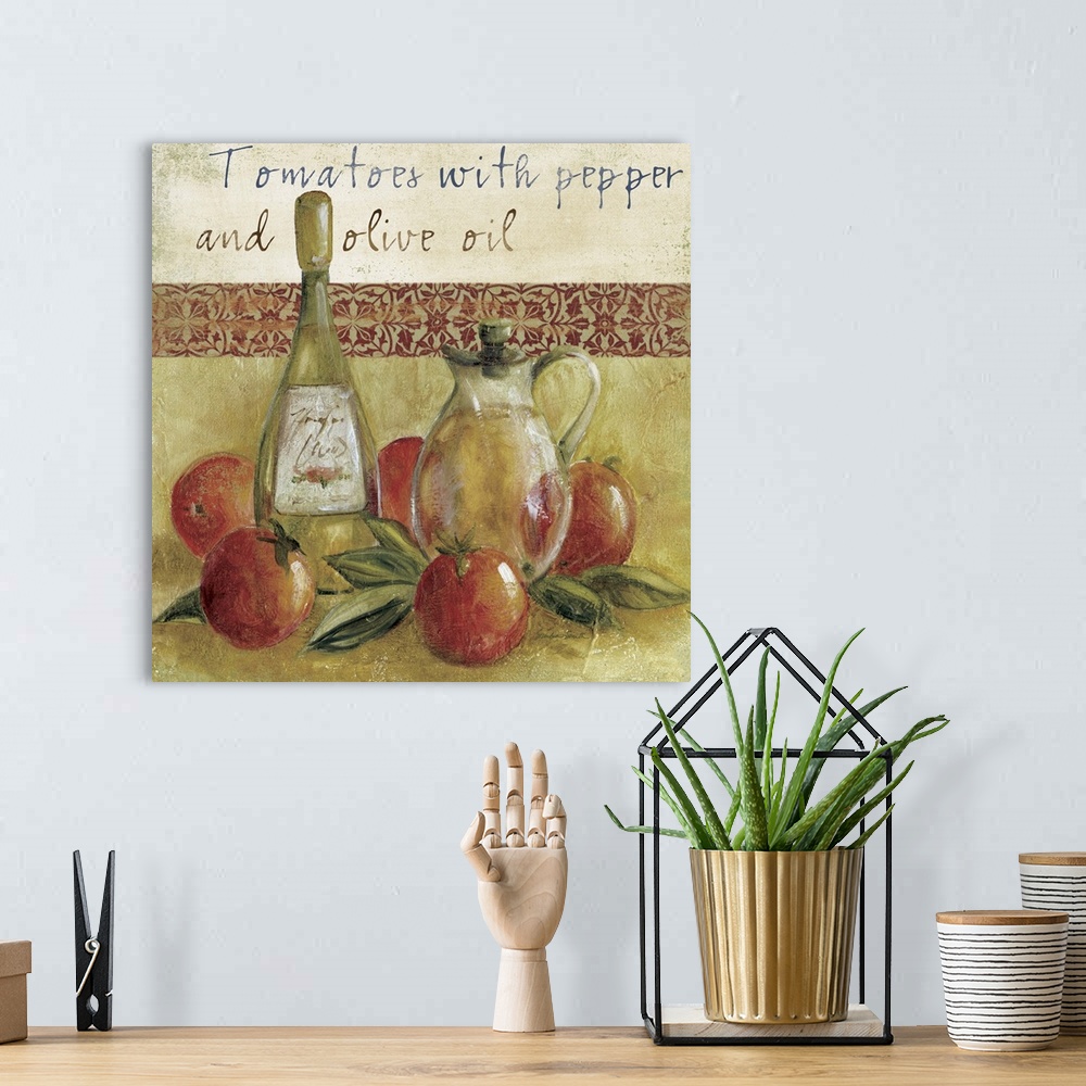 A bohemian room featuring Tomatoes and Oil