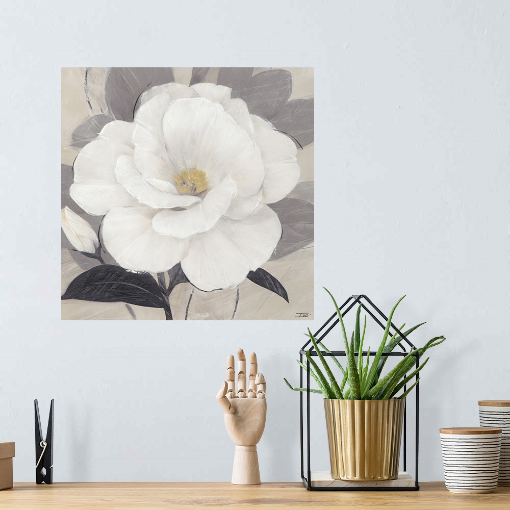 A bohemian room featuring Unfolding Blossoms Detail II