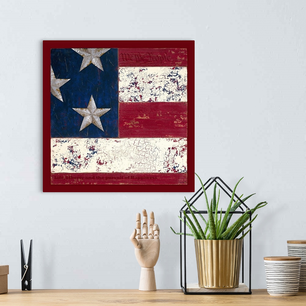 A bohemian room featuring We the People compiled