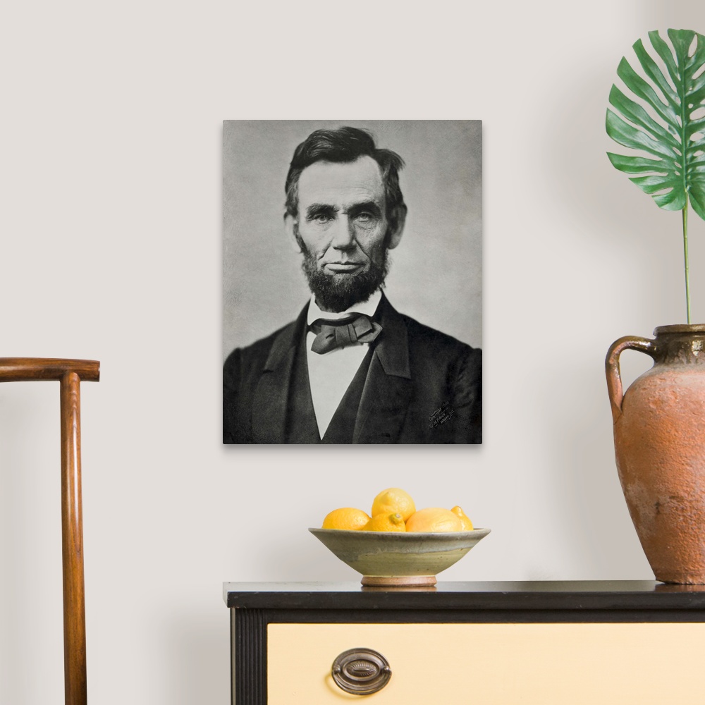 A traditional room featuring Abraham Lincoln, Head and Shoulders