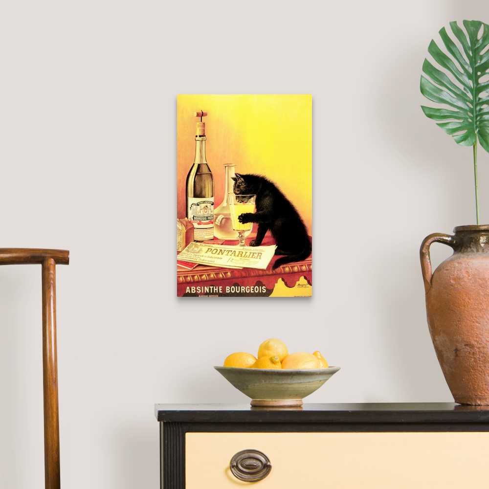 A traditional room featuring Vintage Postercat