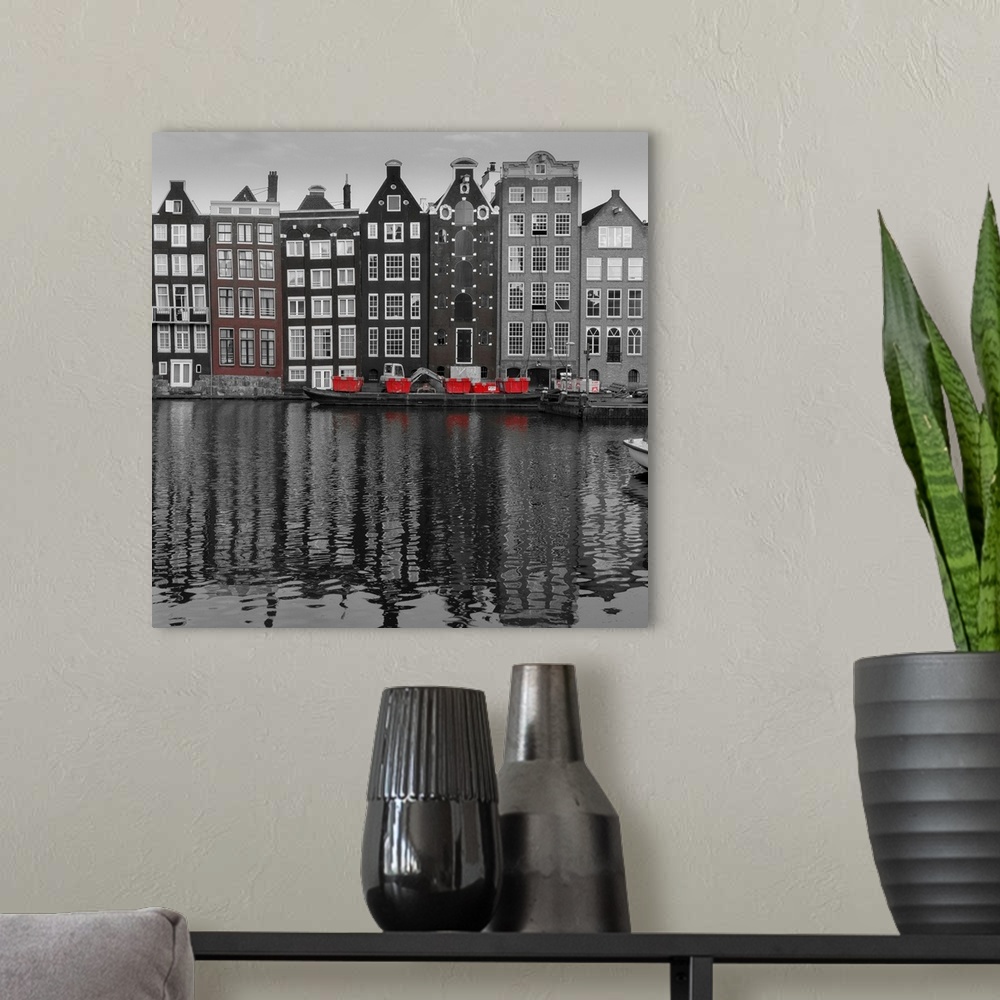 A modern room featuring Amsterdam Canals 4