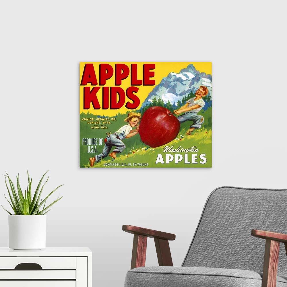 A modern room featuring Apple Kids