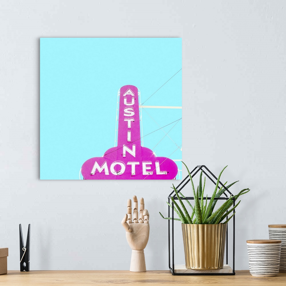 A bohemian room featuring Austin Motel