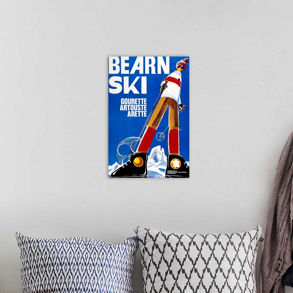 A bohemian room featuring Bearn Ski