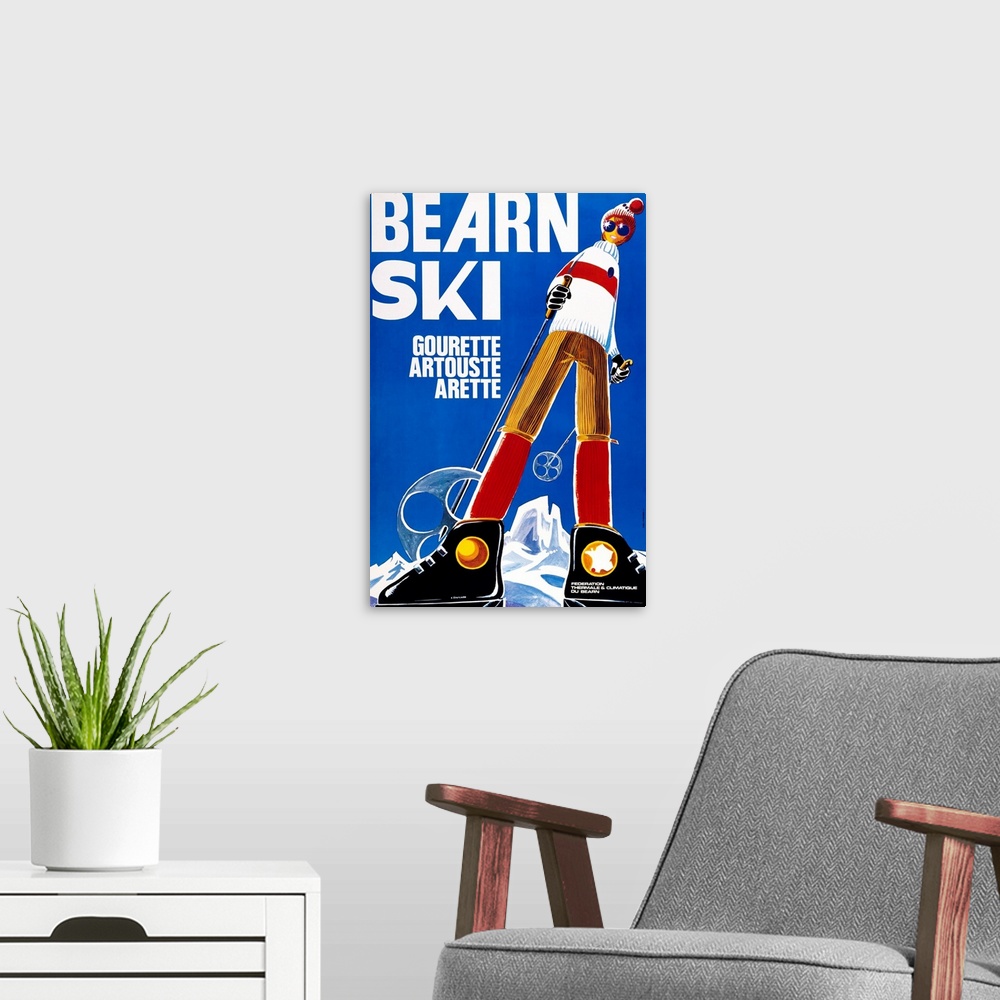 A modern room featuring Bearn Ski
