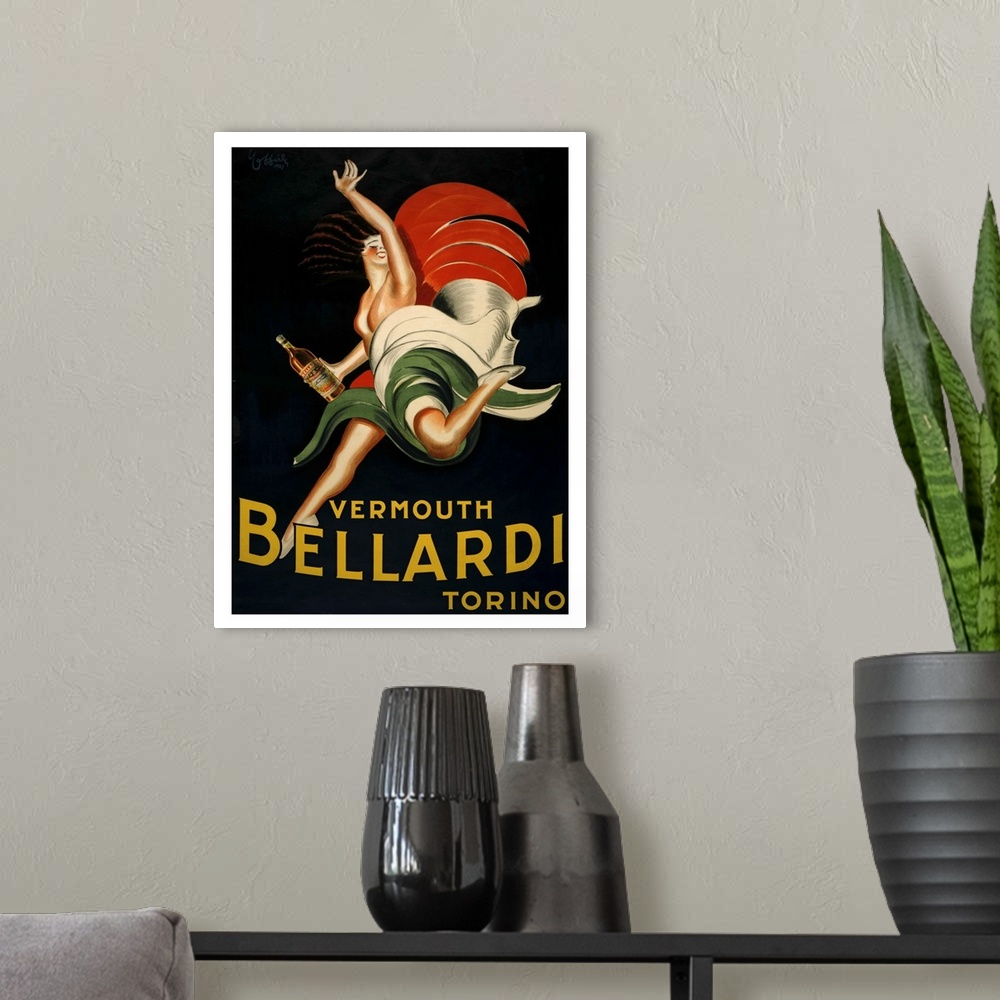 A modern room featuring Bellardi - Vintage Vermouth Advertisement