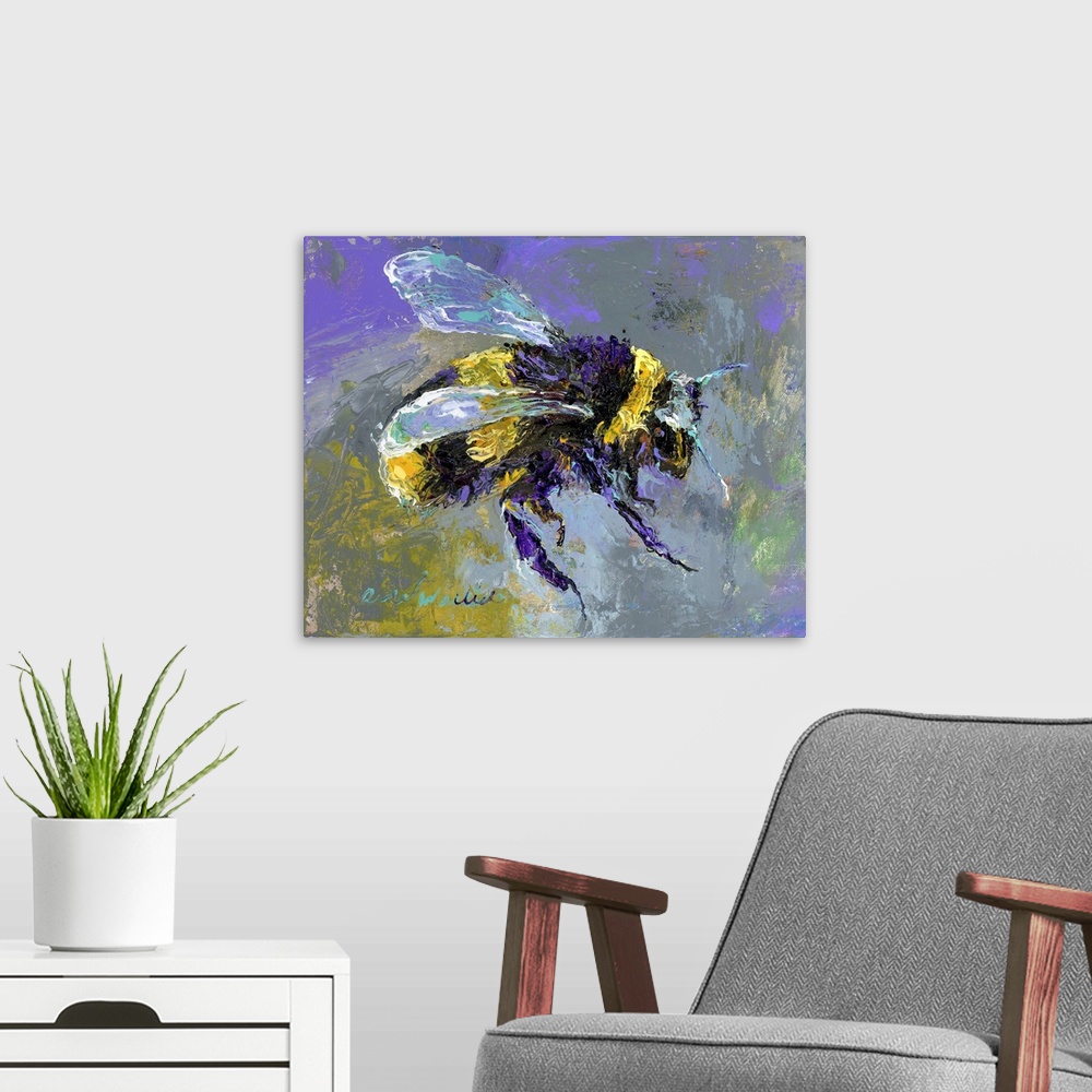 A modern room featuring Bumblebee