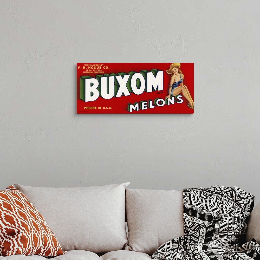 A bohemian room featuring Buxom Melons