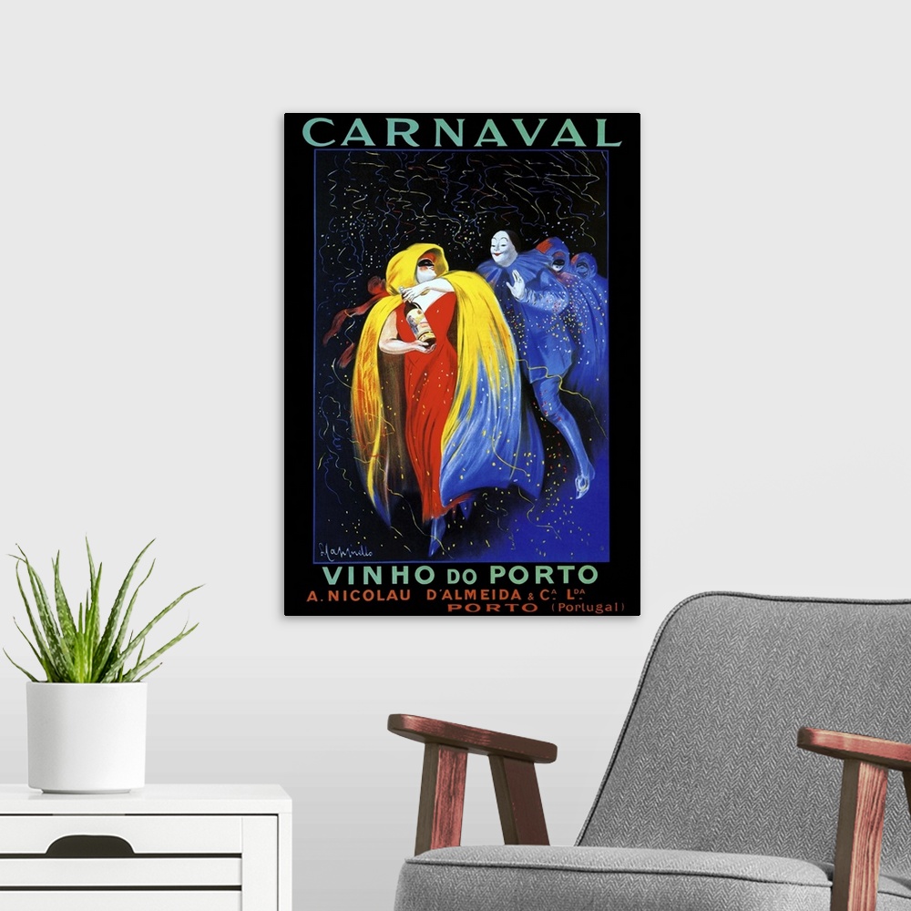 A modern room featuring Carnaval - Vintage Advertisement