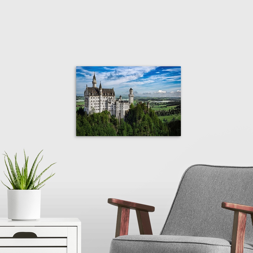A modern room featuring Castle In The Sky