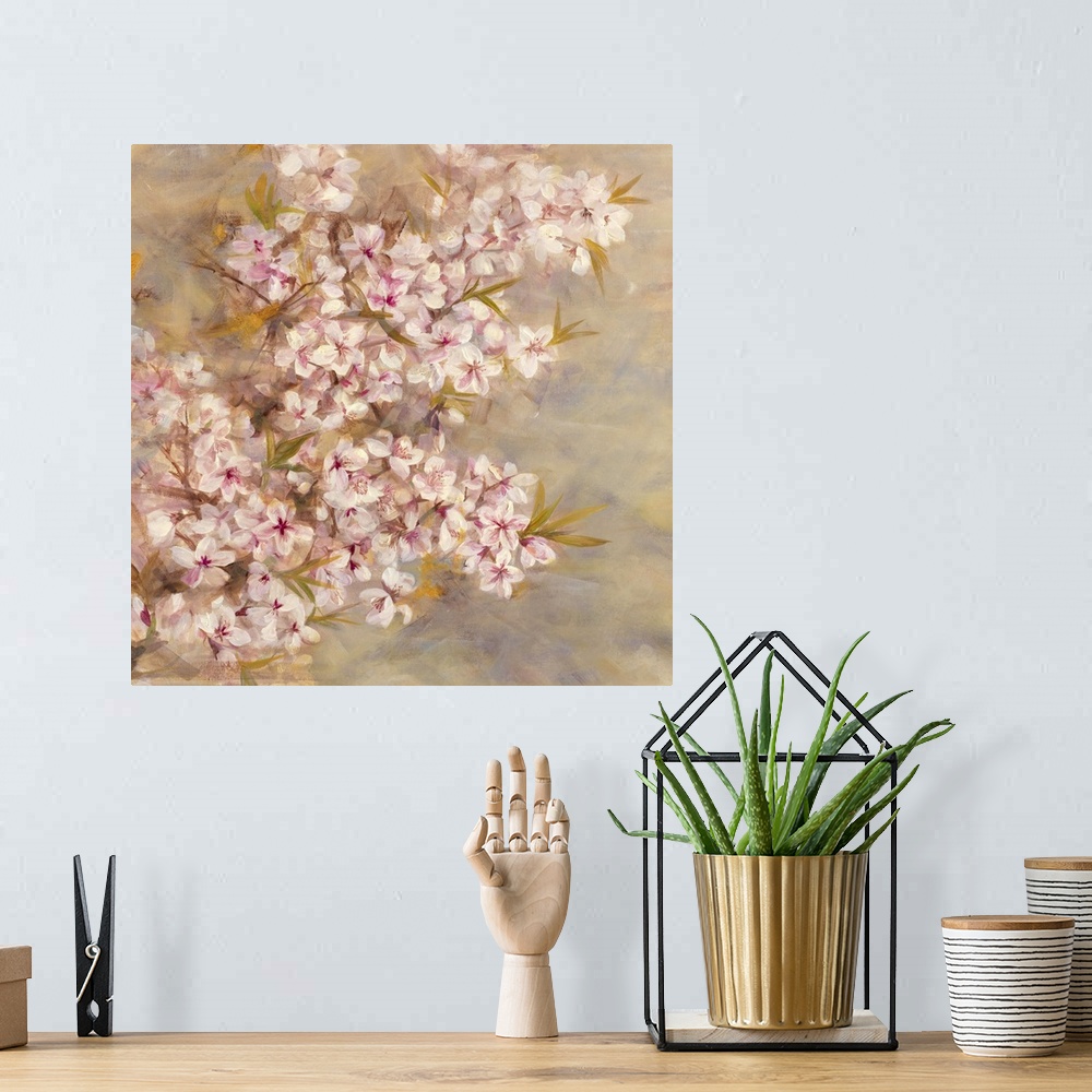 A bohemian room featuring Cherry Blossom II