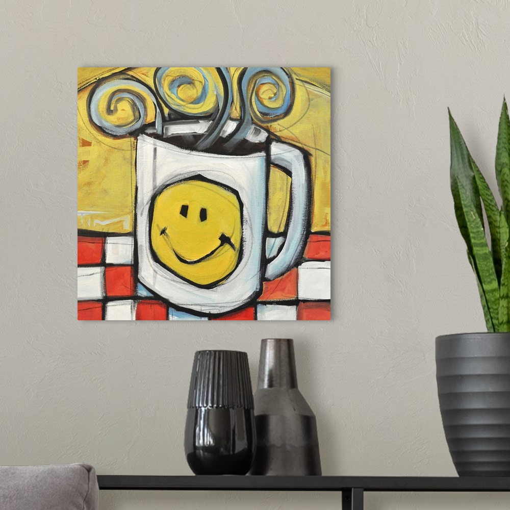 A modern room featuring Coffee Cup I