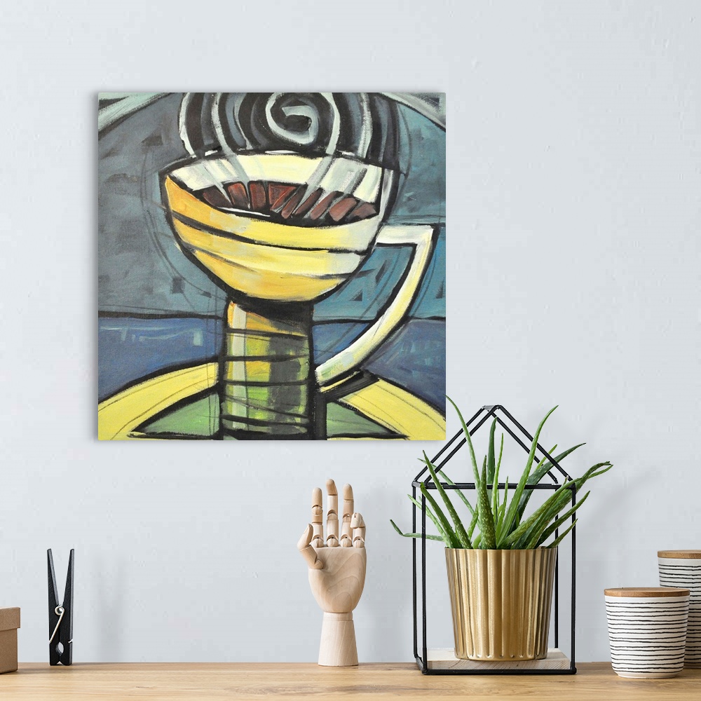 A bohemian room featuring Coffee Cup III