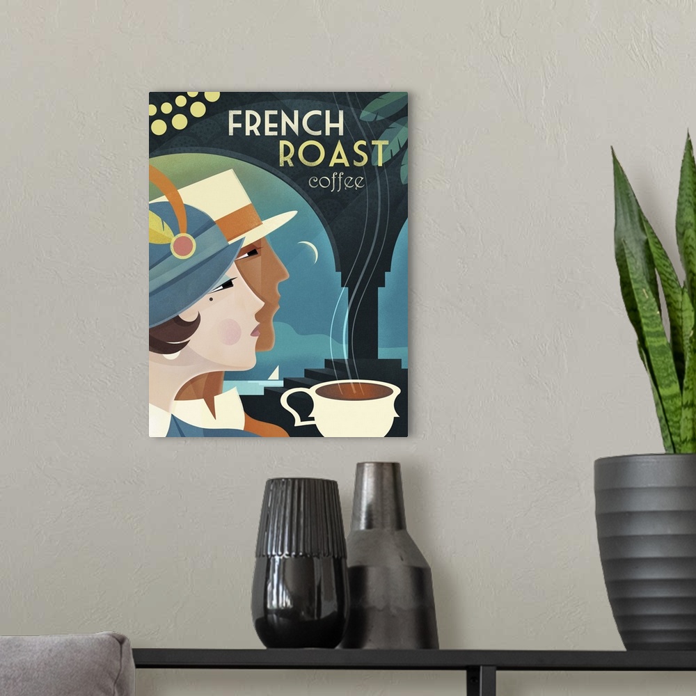 A modern room featuring Coffee French