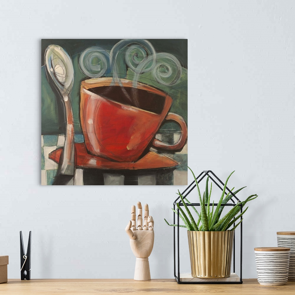A bohemian room featuring Cup And Spoon