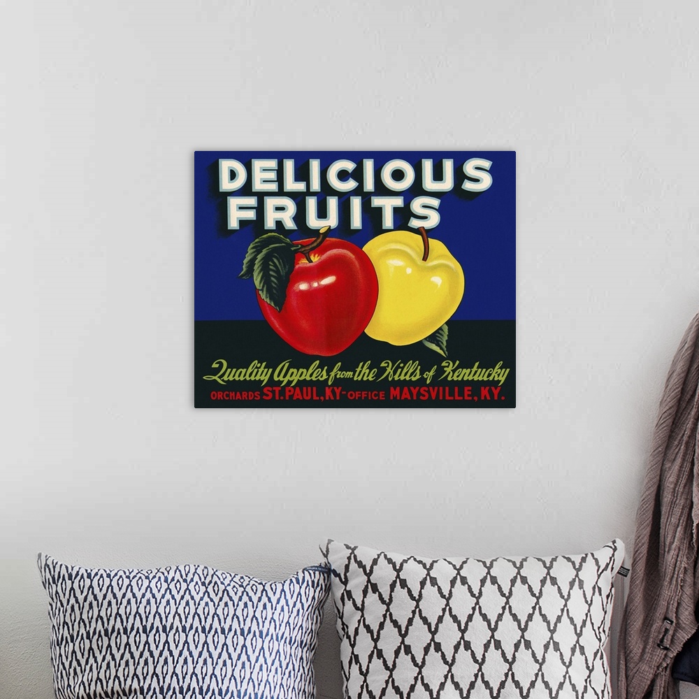 A bohemian room featuring Delicious Fruits