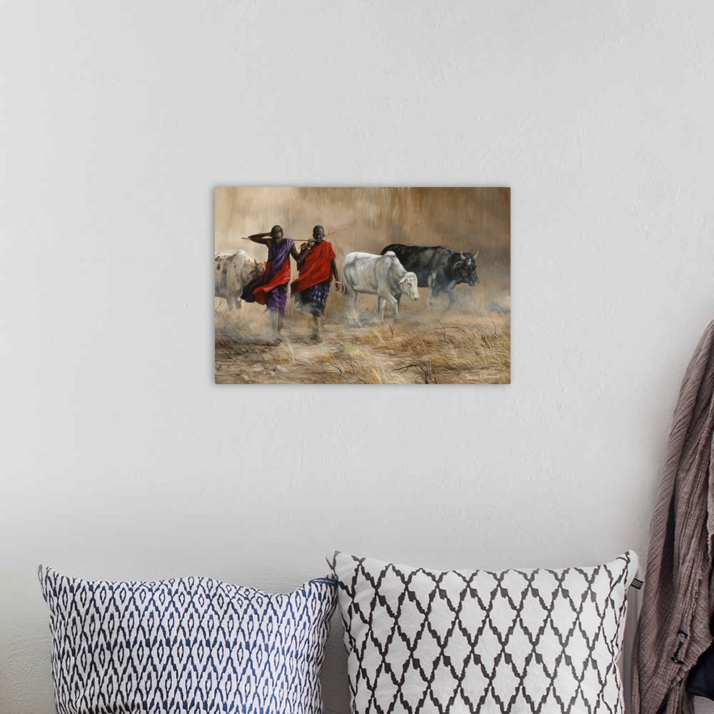 A bohemian room featuring Dusty Cattle Drive