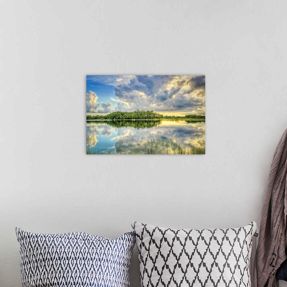A bohemian room featuring Everglades Sunset