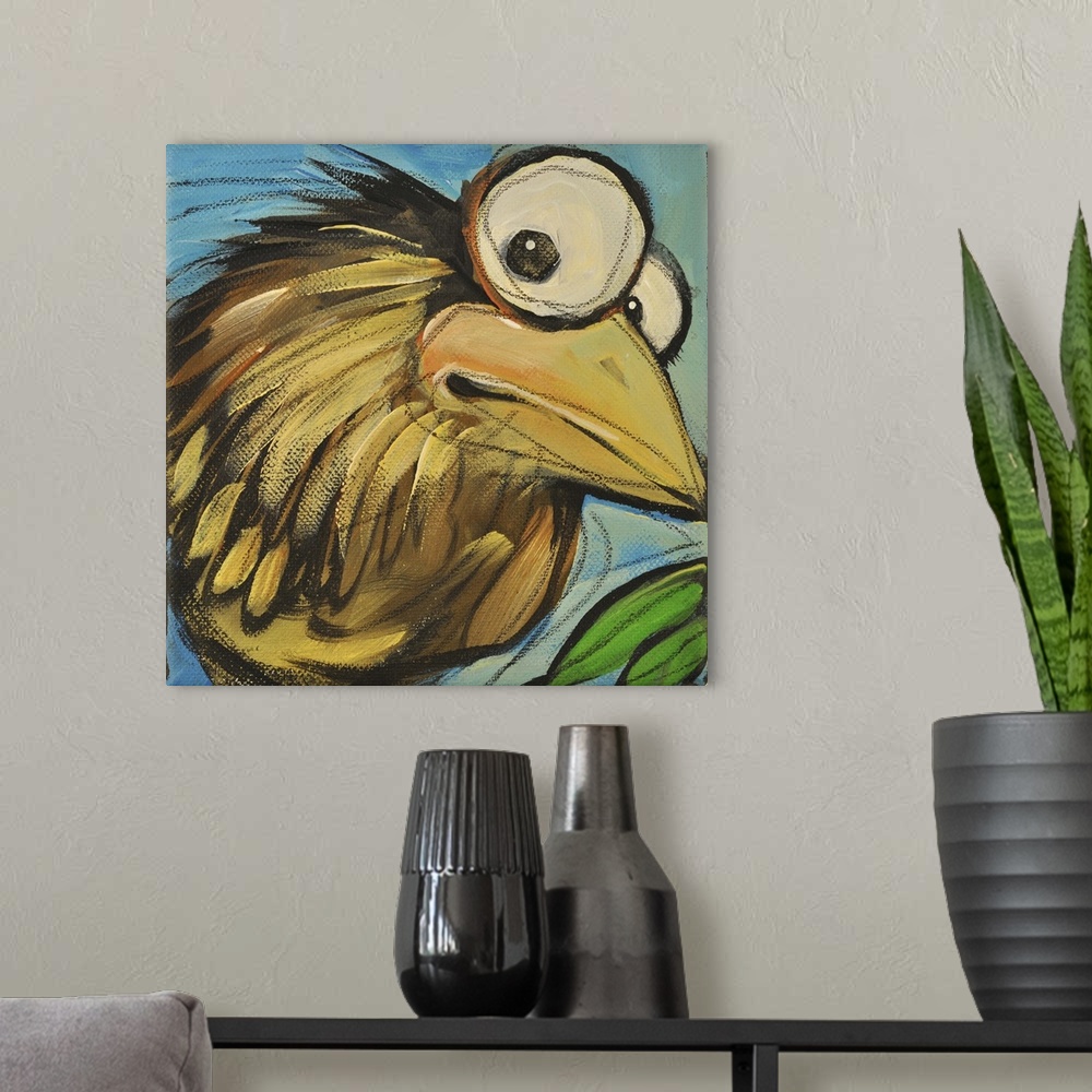 A modern room featuring Feather Bird 24