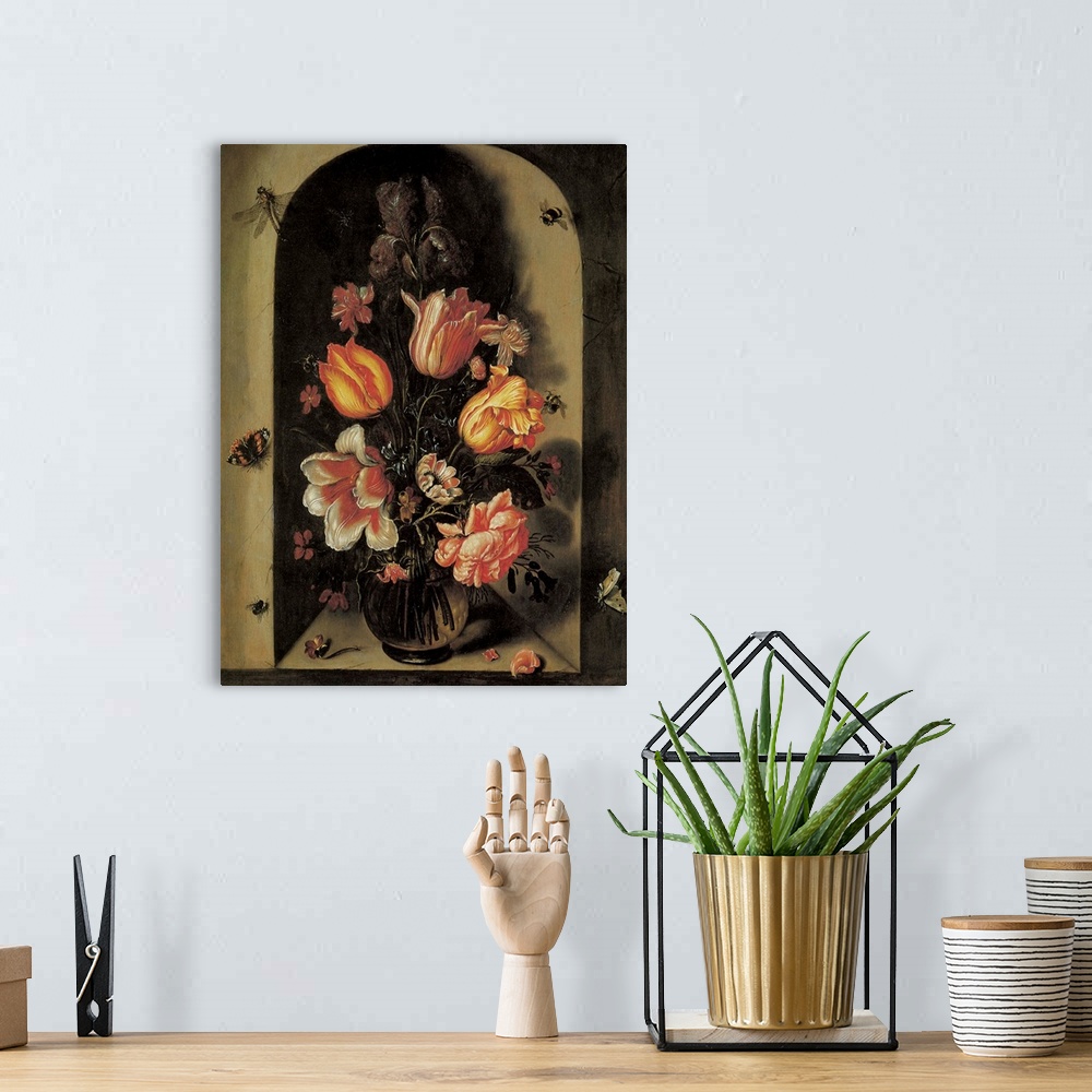 A bohemian room featuring Flowers Three