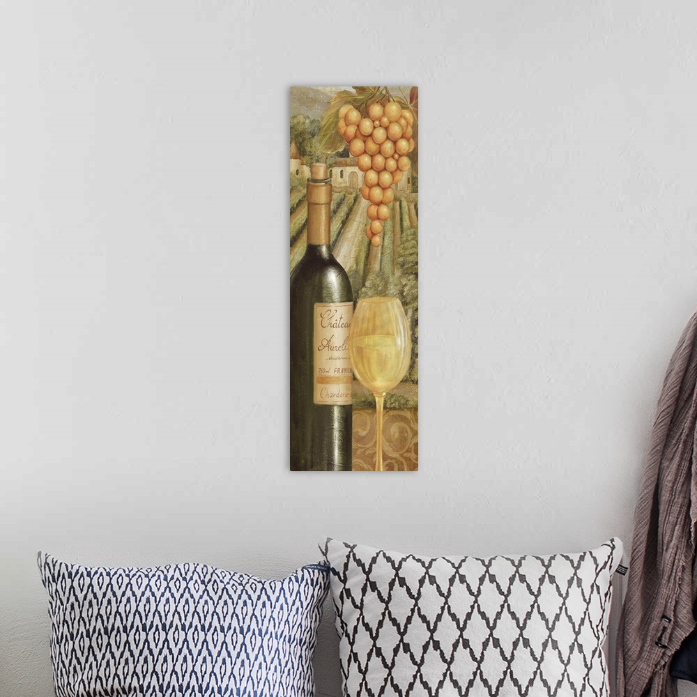 A bohemian room featuring French Vineyard I