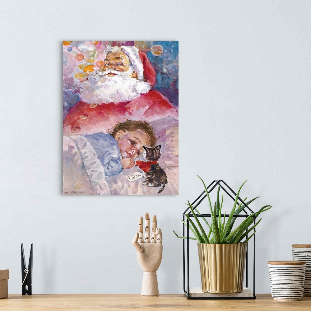 A bohemian room featuring From Santa