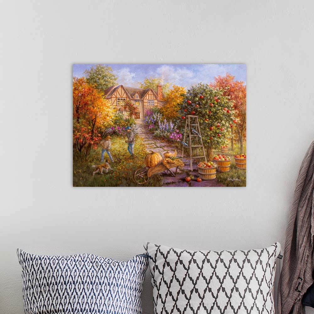 A bohemian room featuring Gathering Fall