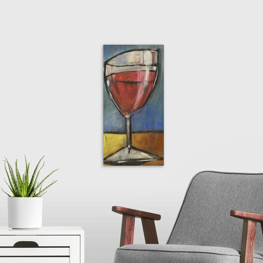 A modern room featuring Glass Of Red