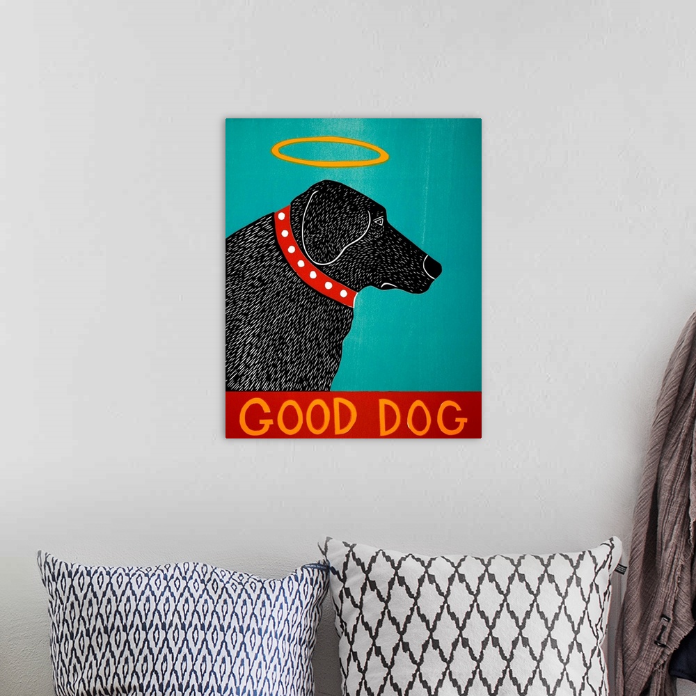 A bohemian room featuring Good Dog Black