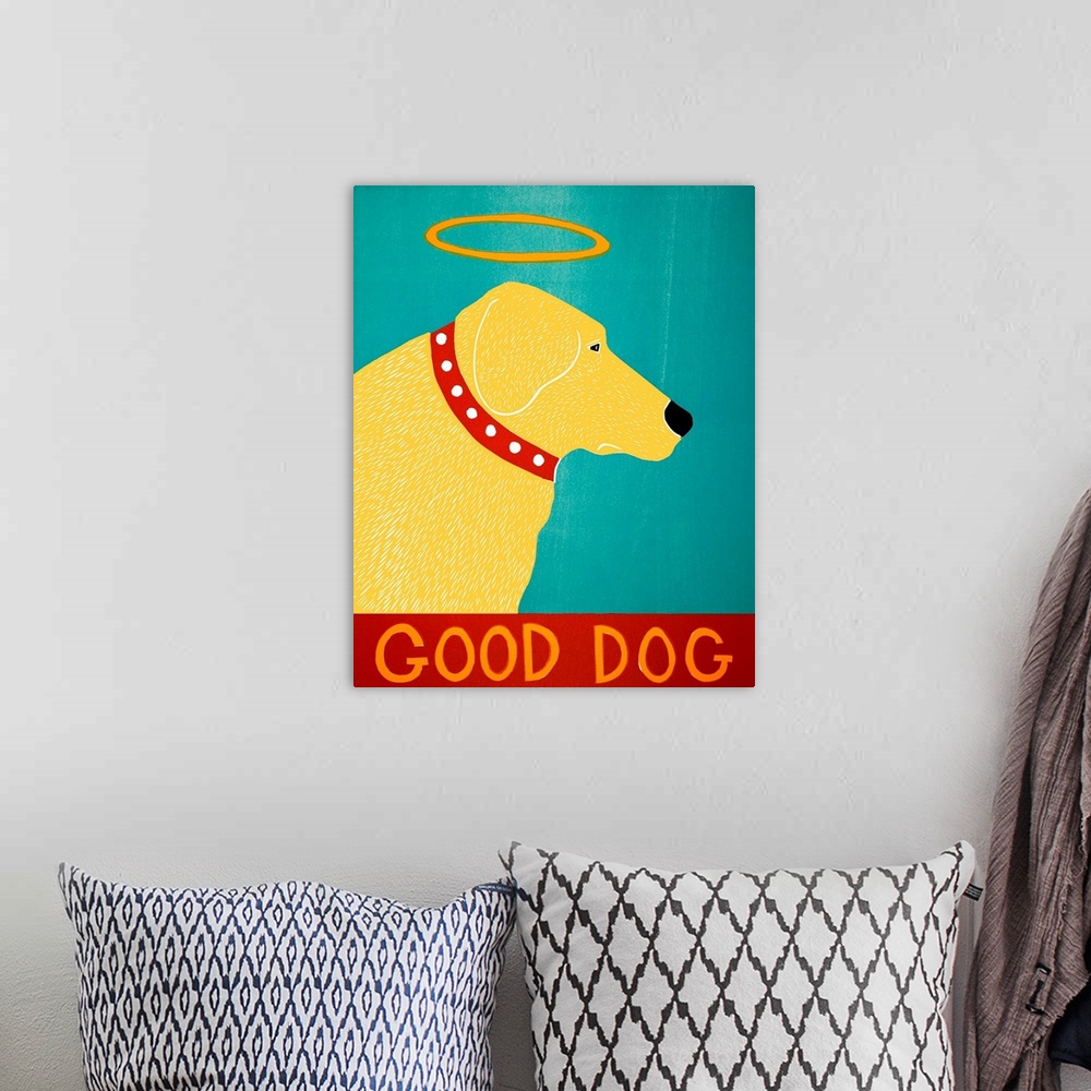 A bohemian room featuring Good Dog Yellow