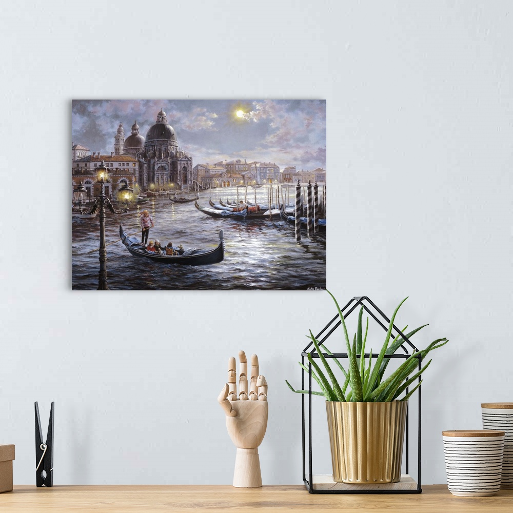 A bohemian room featuring Grand Canal Venice