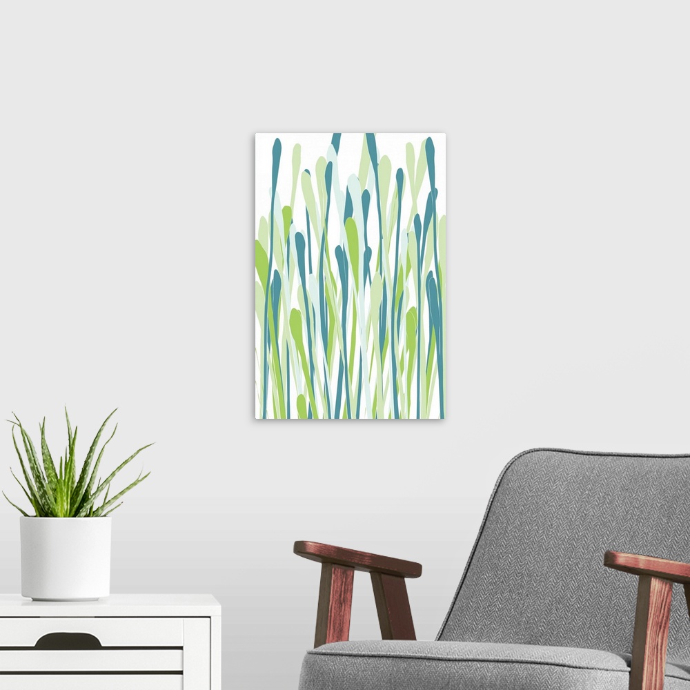 A modern room featuring Grasses II