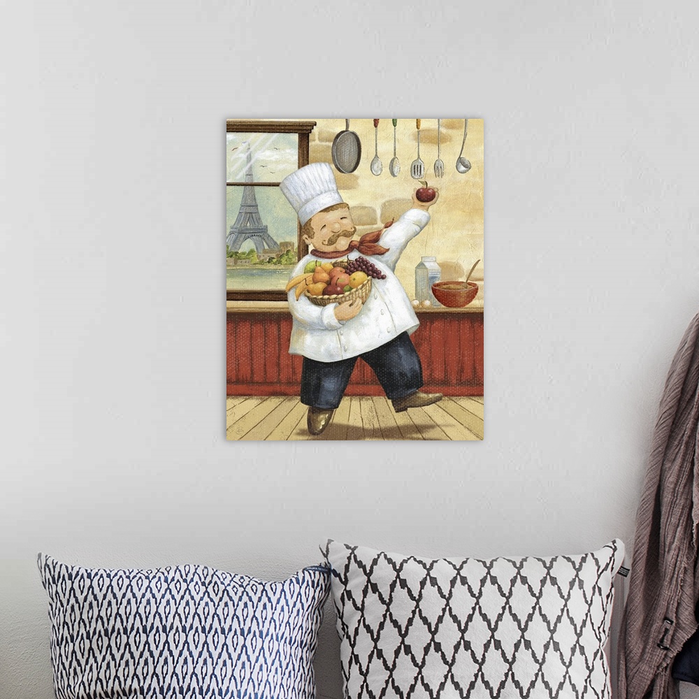 A bohemian room featuring Happy Chef I