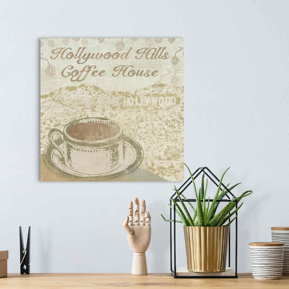 A bohemian room featuring Hollywood Hills Coffee House